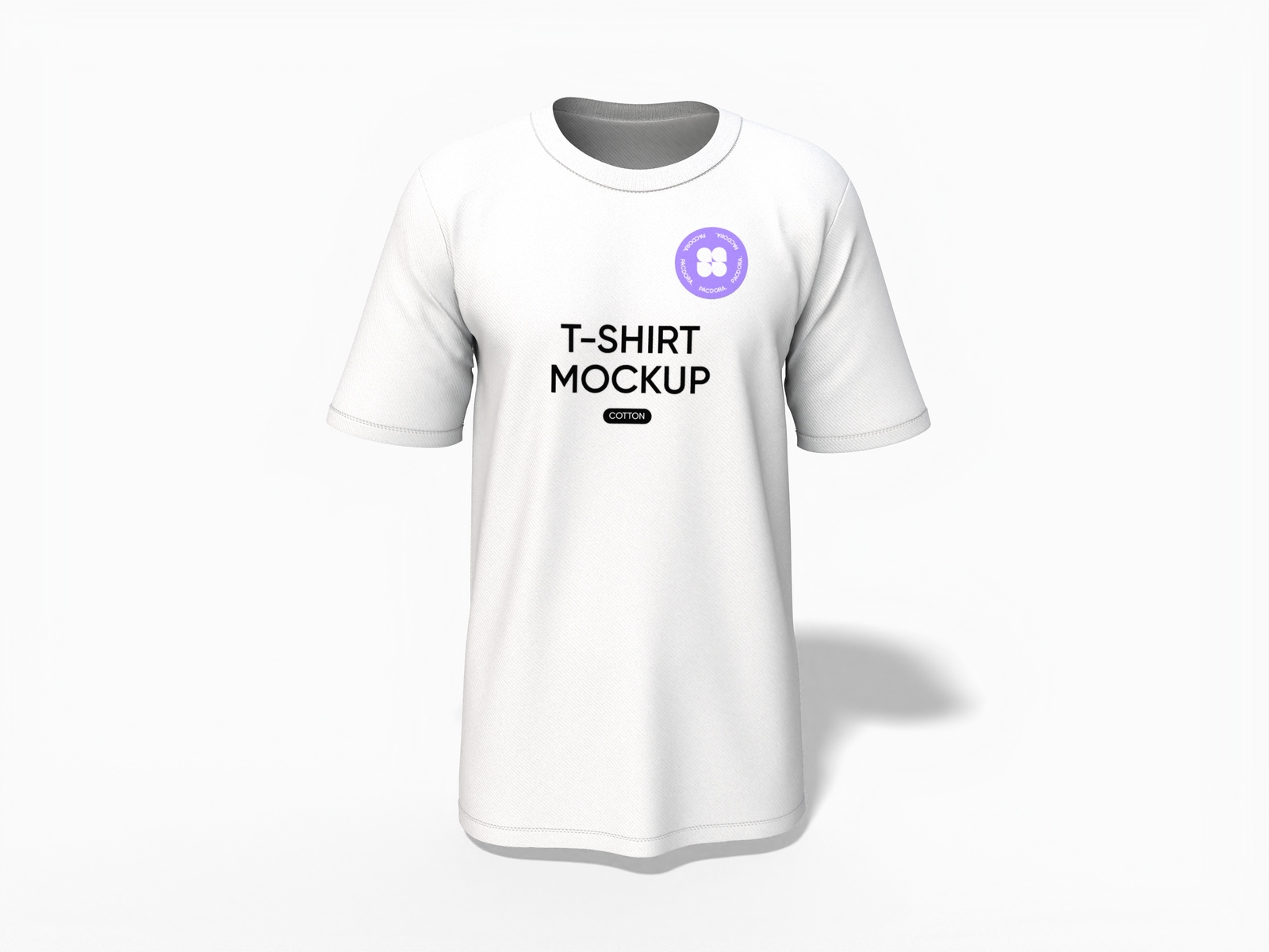 Mockup de T-shirt de gola redonda