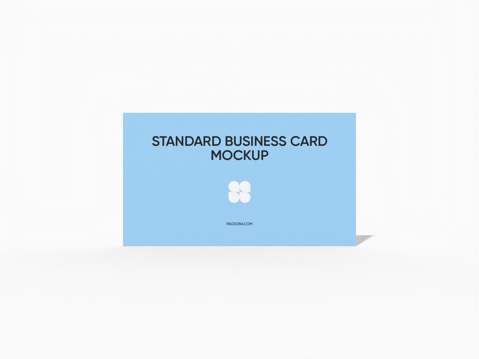Mockup de cartão de visita standard 3,5 x 2"