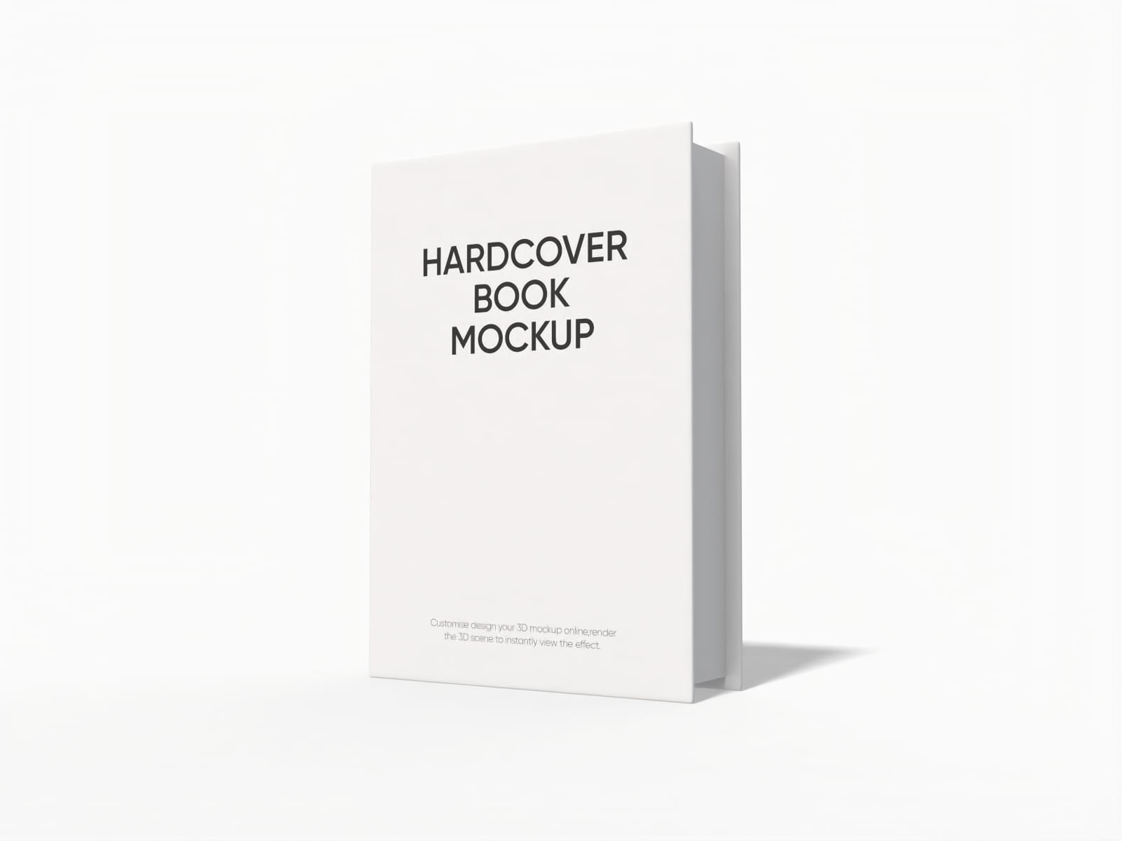 Mockup de livro capa dura 6 × 9