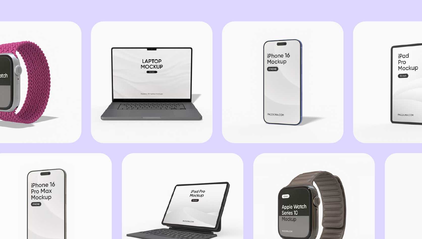 Eine Vielzahl an Gerätetypen und Mockups Eine Vielzahl an Gerätetypen und Mockups