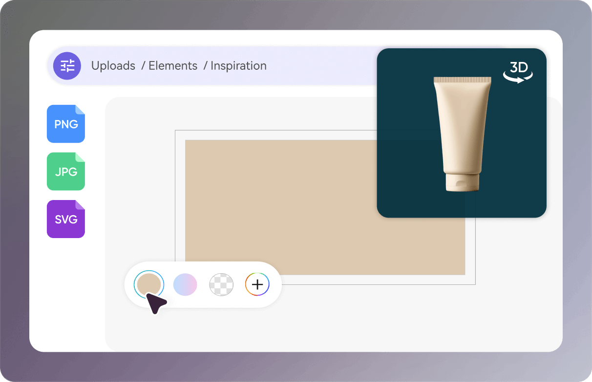 Real-time 3D preview