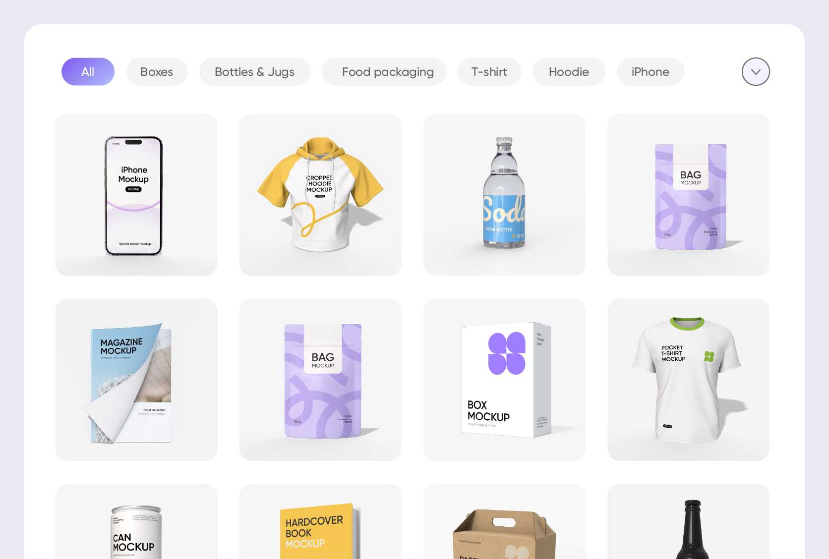 Os mockups de maior qualidade e mais variados