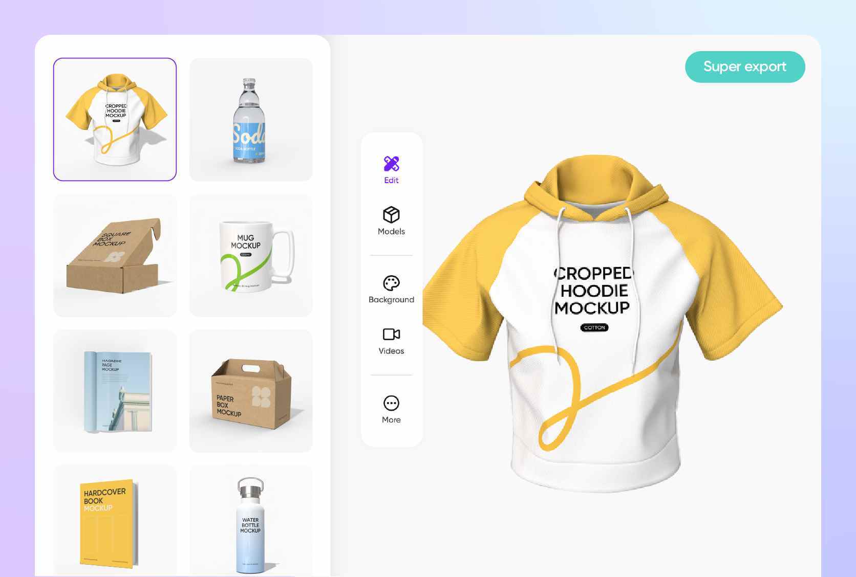 O processo de design de mockup mais simples