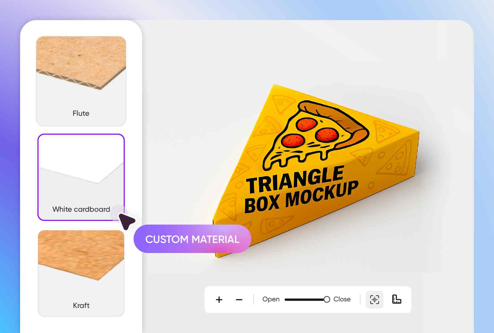 Unterstützt mehrere Exportformate für Lebensmittelverpackungs-Mockups