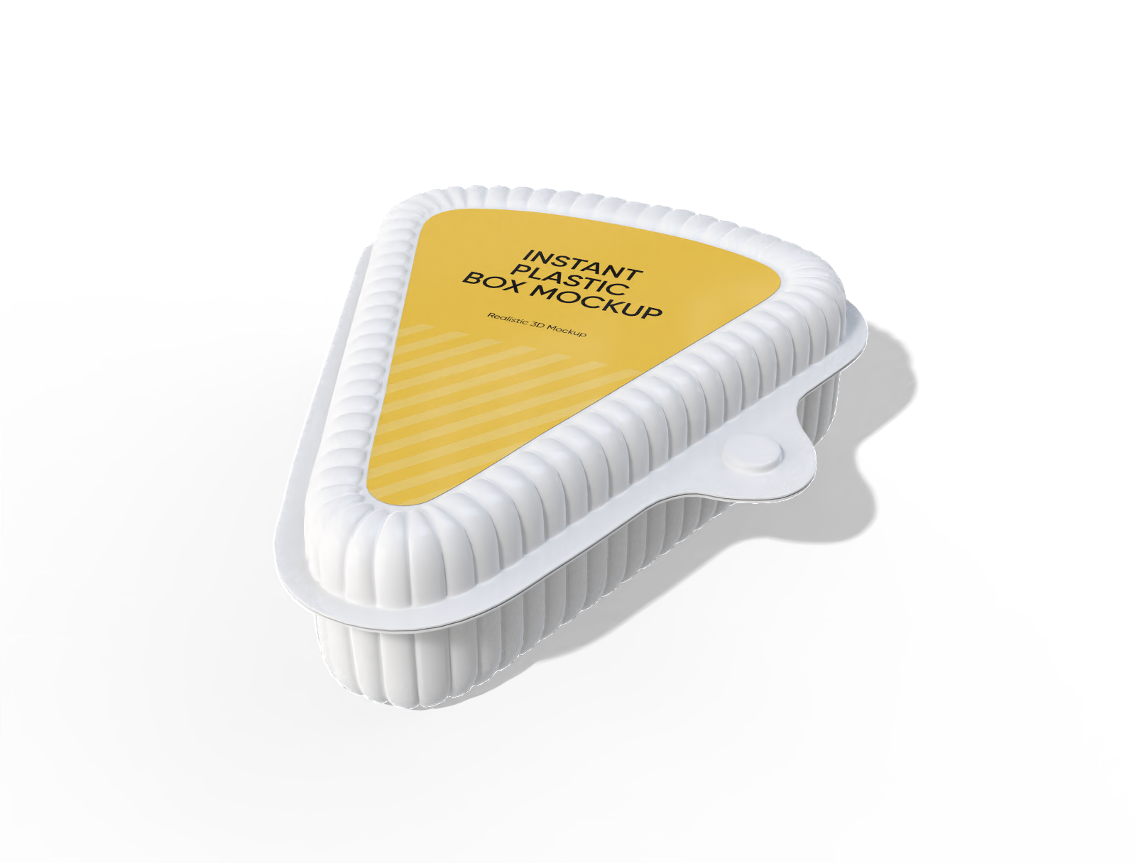 三角形食品盒样机